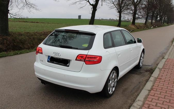 Audi A3 cena 28900 przebieg: 200000, rok produkcji 2009 z Czarna Woda małe 172